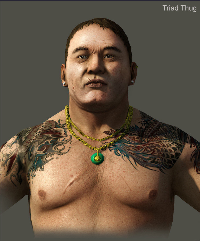 Triad Thug - Character Model from Sleeping Dogs by Heber Alvarado