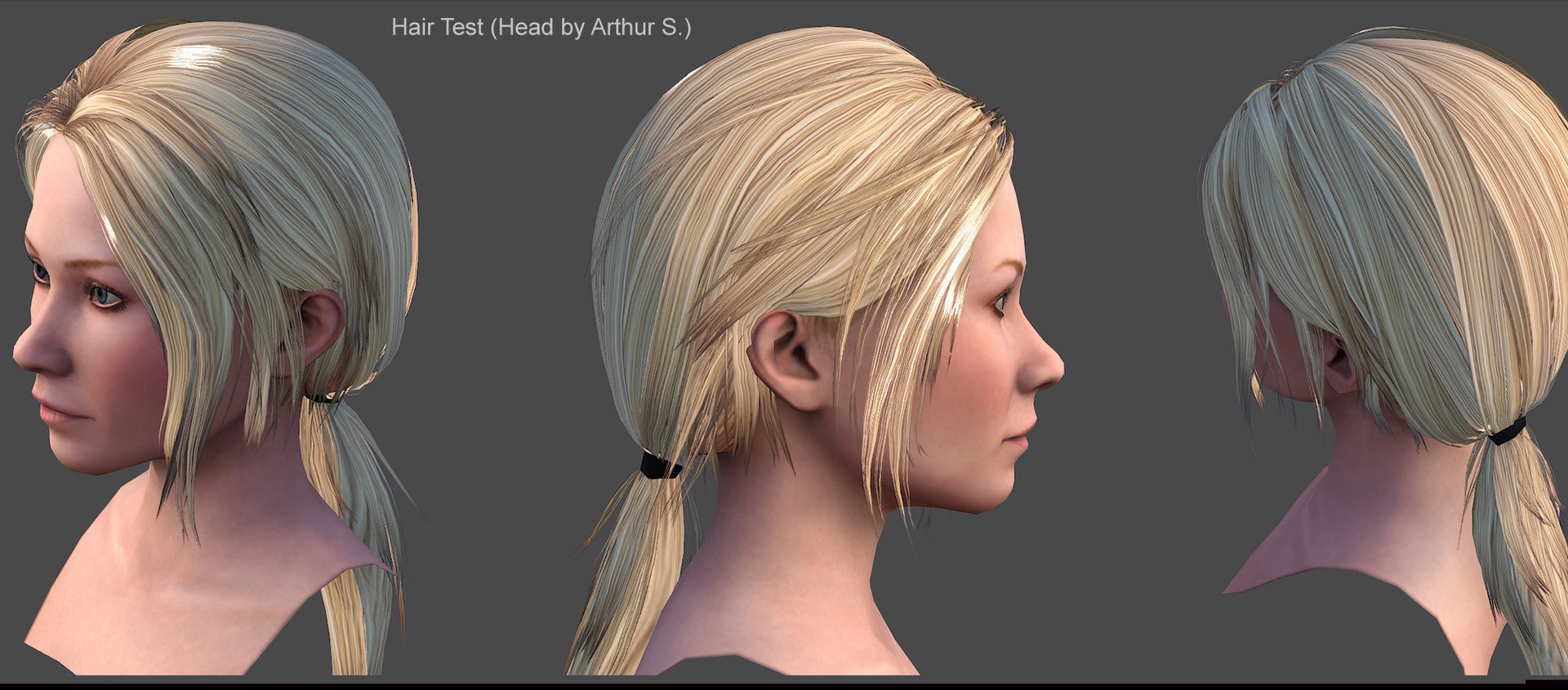 Hair Test - Head by Arthur S. from Sleeping Dogs by Heber Alvarado