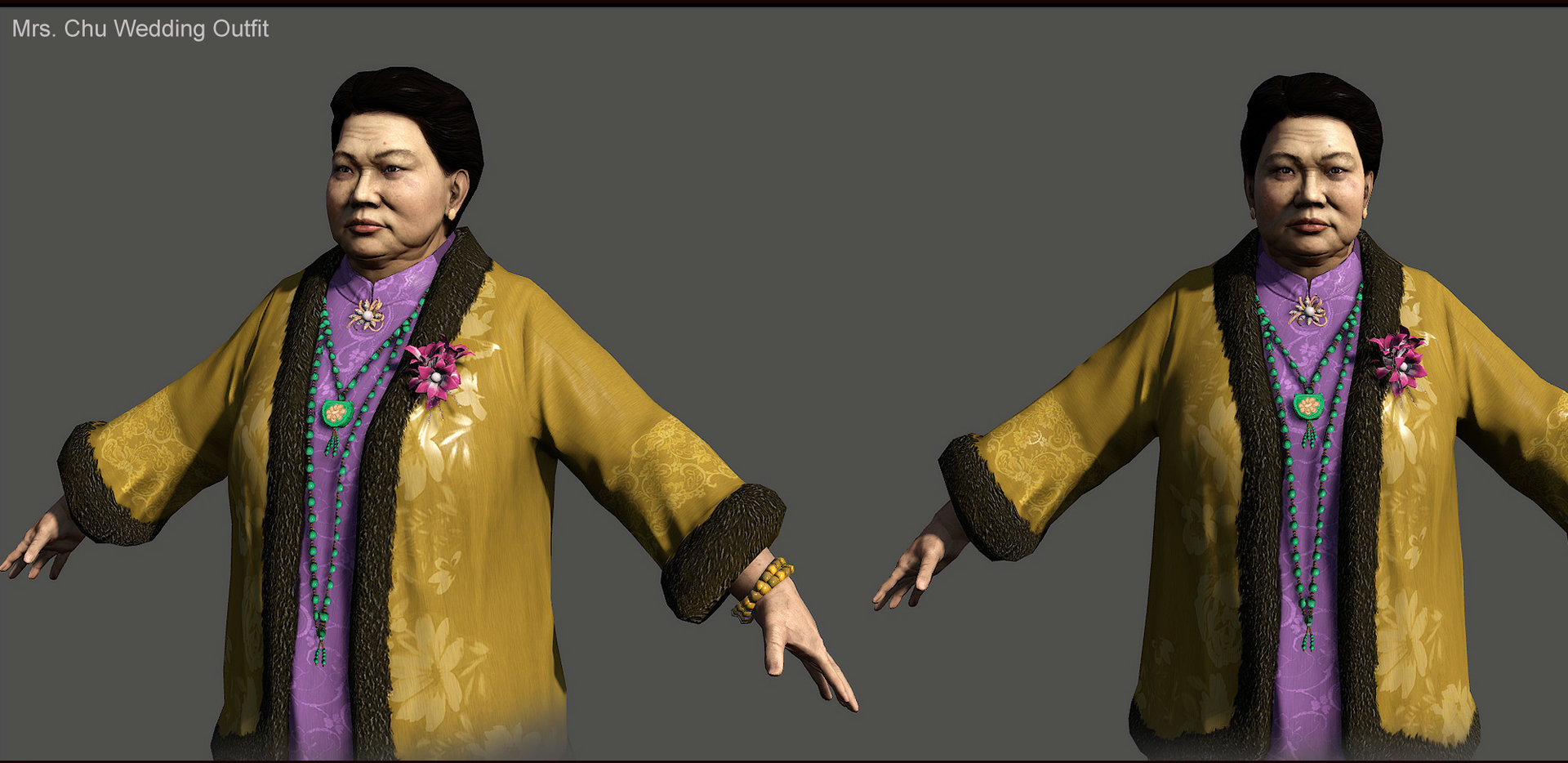 Mrs. Chu - Wedding Outfit from Sleeping Dogs by Heber Alvarado
