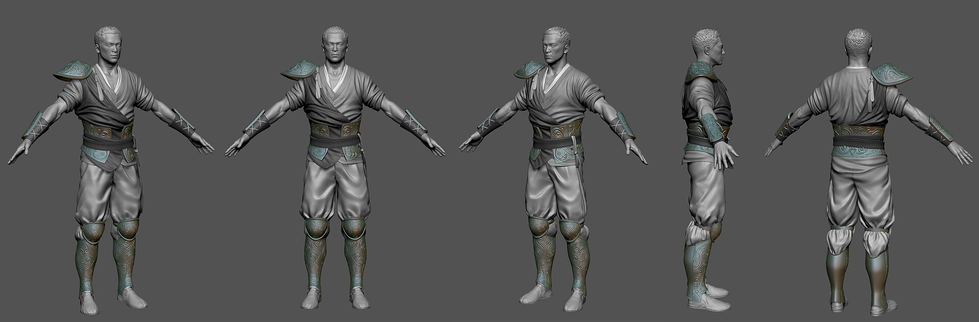 Wei Shen - Warrior Outfit from Sleeping Dogs by Pierre Bourgeot