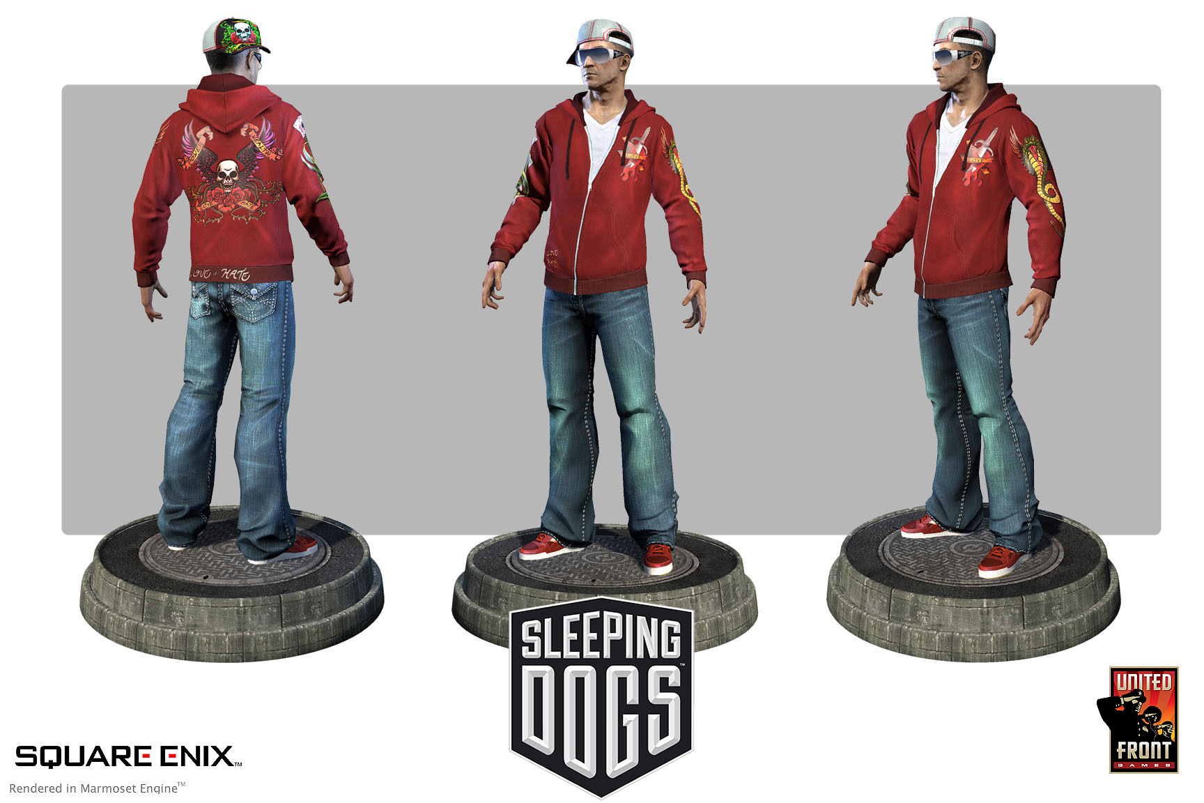 Gang Outfit - Real-Time Character from Sleeping Dogs by Sean Smailes