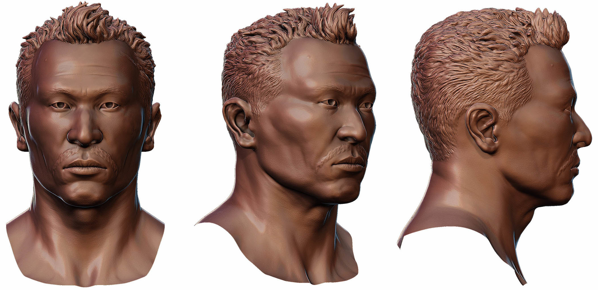 Mr. Tong - ZBrush Sculpt from Sleeping Dogs by Sean Smailes