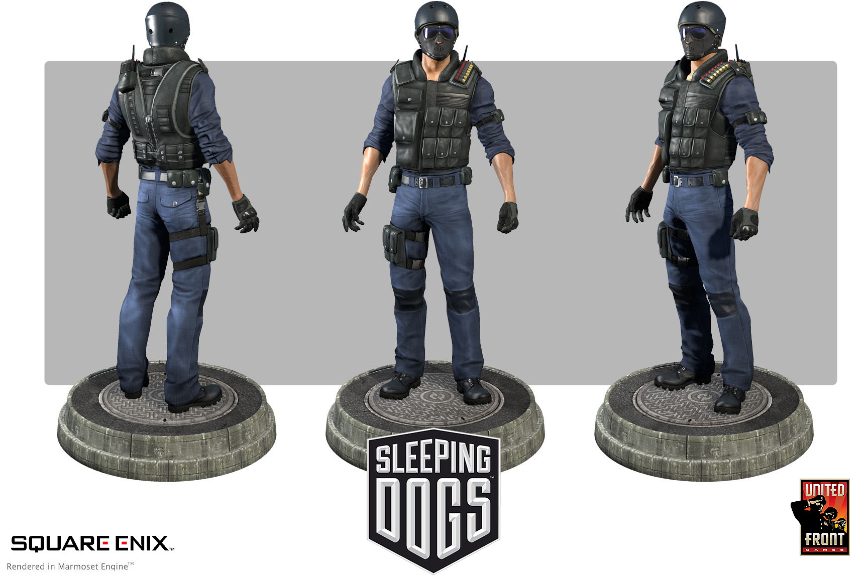 S.W.A.T. DLC Player Outfit from Sleeping Dogs by Sean Smailes