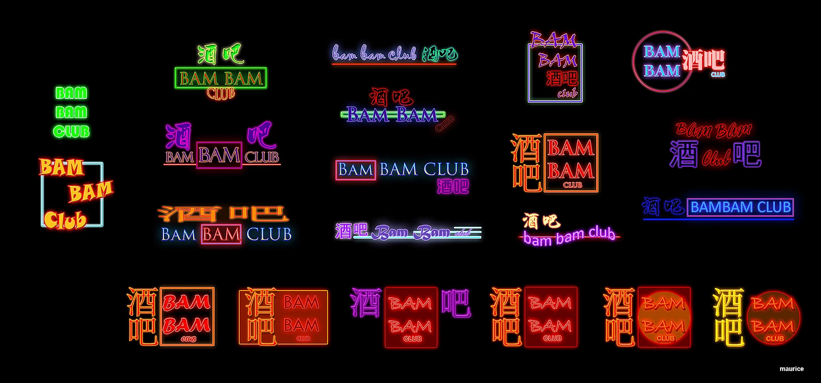 Bam Bam Neon Signs