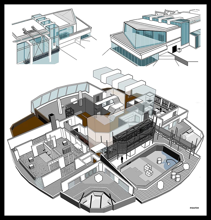 Luxury Penthouse Cutaway