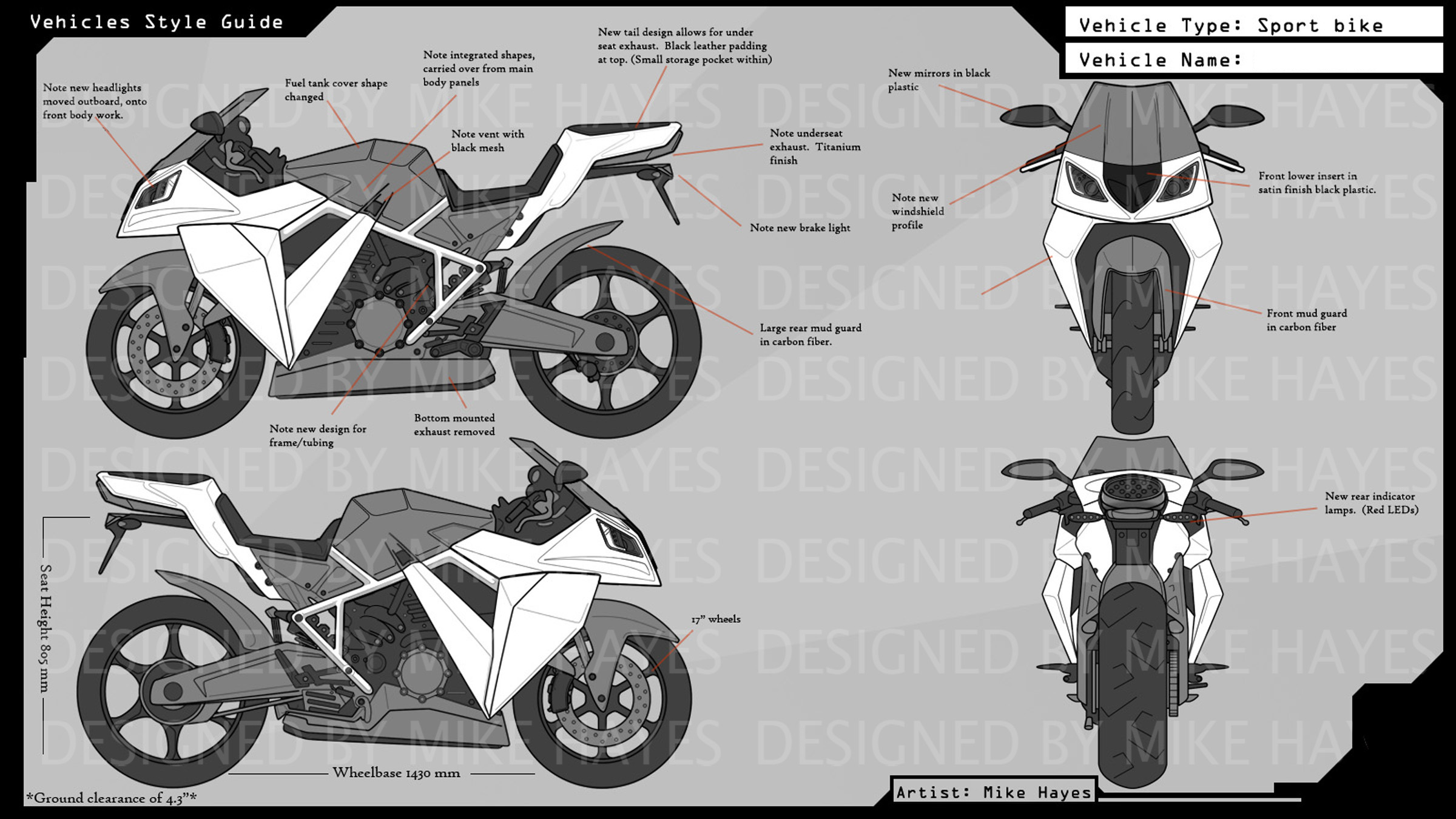 Sport Bike Design from Sleeping Dogs by Mike Hayes
