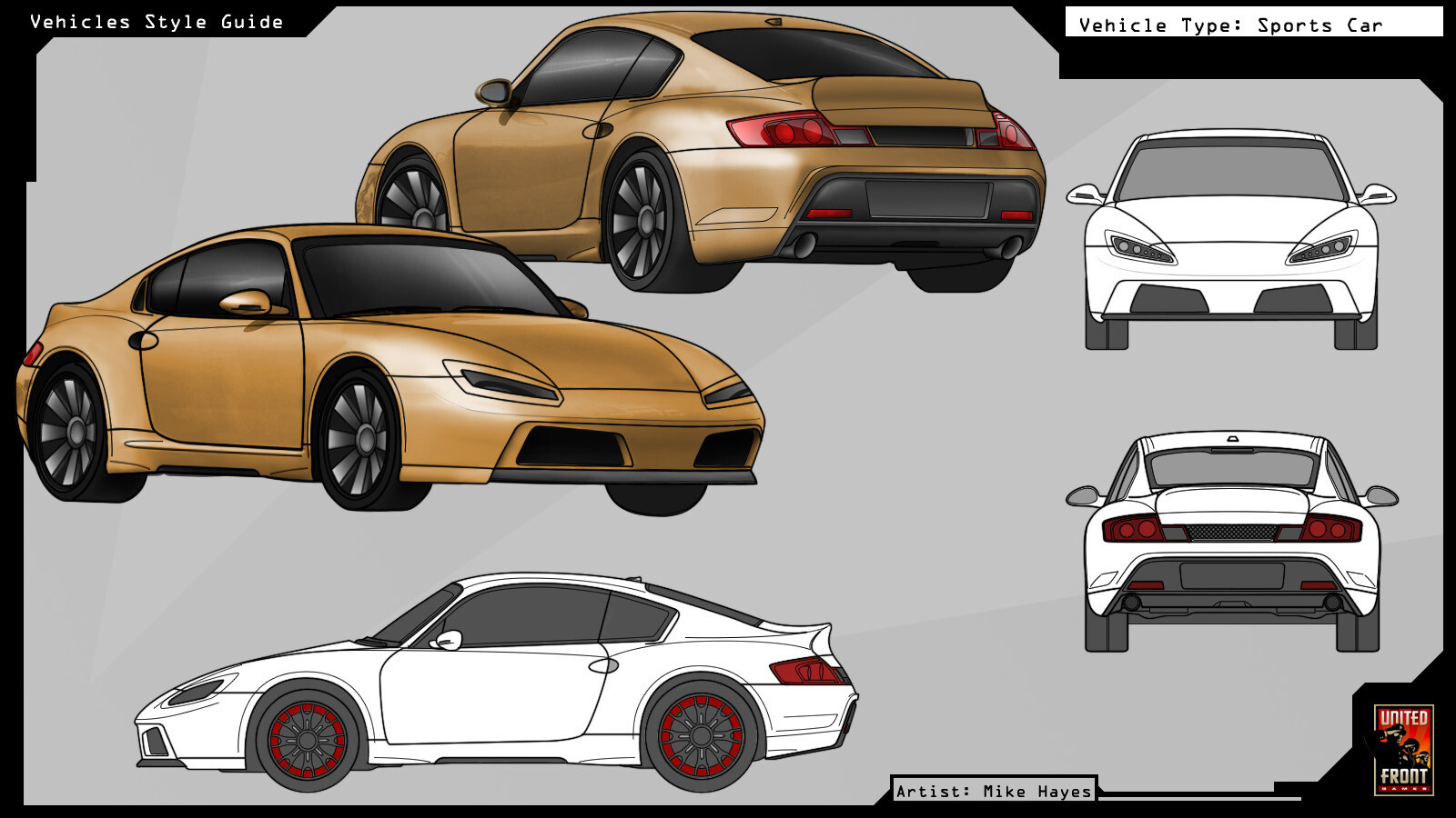 Mid-Engine German Sports Car from Sleeping Dogs by Mike Hayes