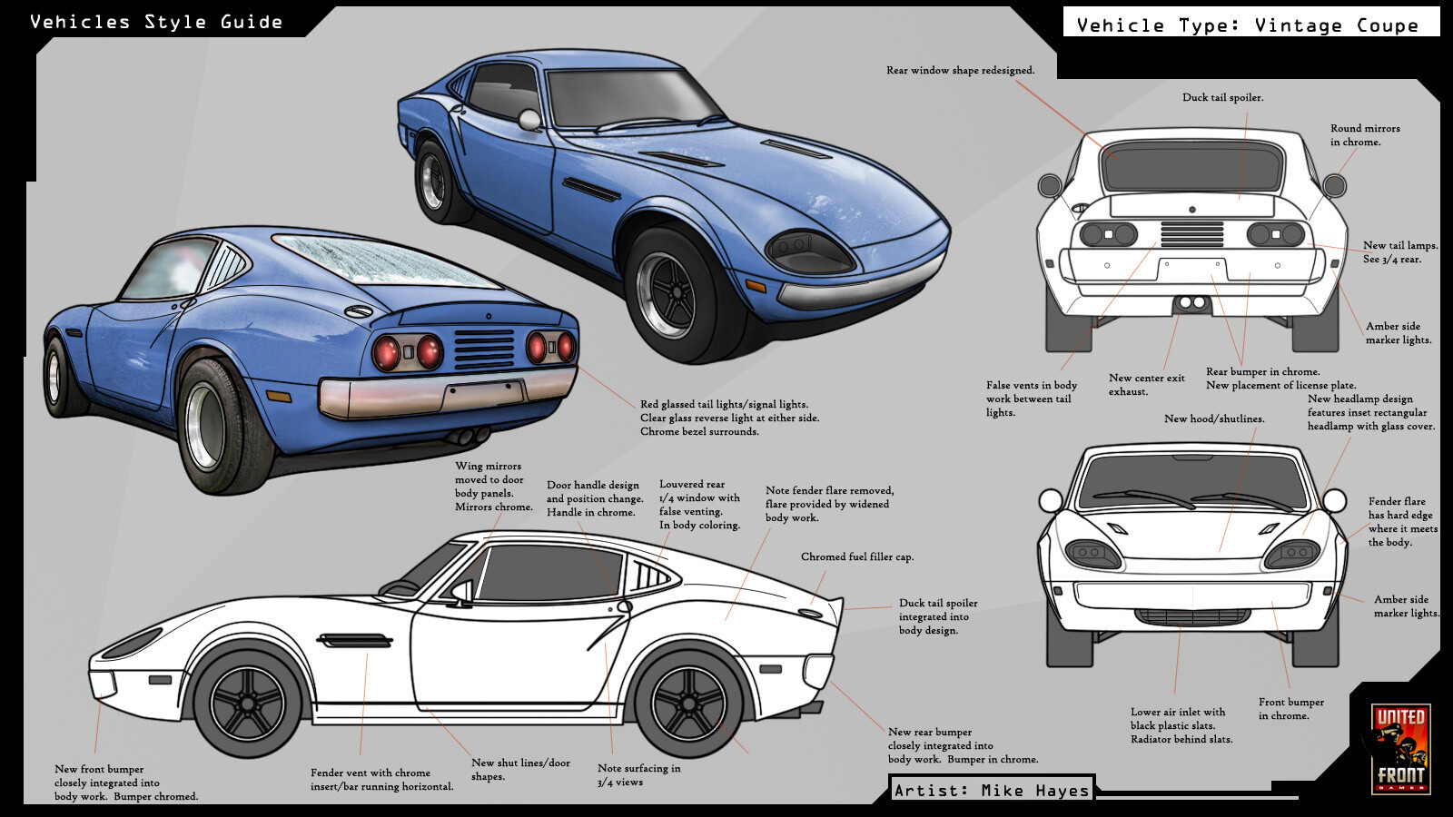 FR Classic Sports Car from Sleeping Dogs by Mike Hayes