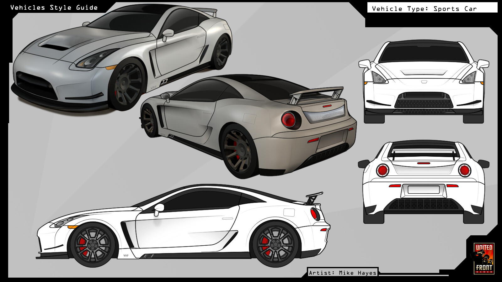 AWD Japanese Touring Car - Sheet 01 from Sleeping Dogs by Mike Hayes