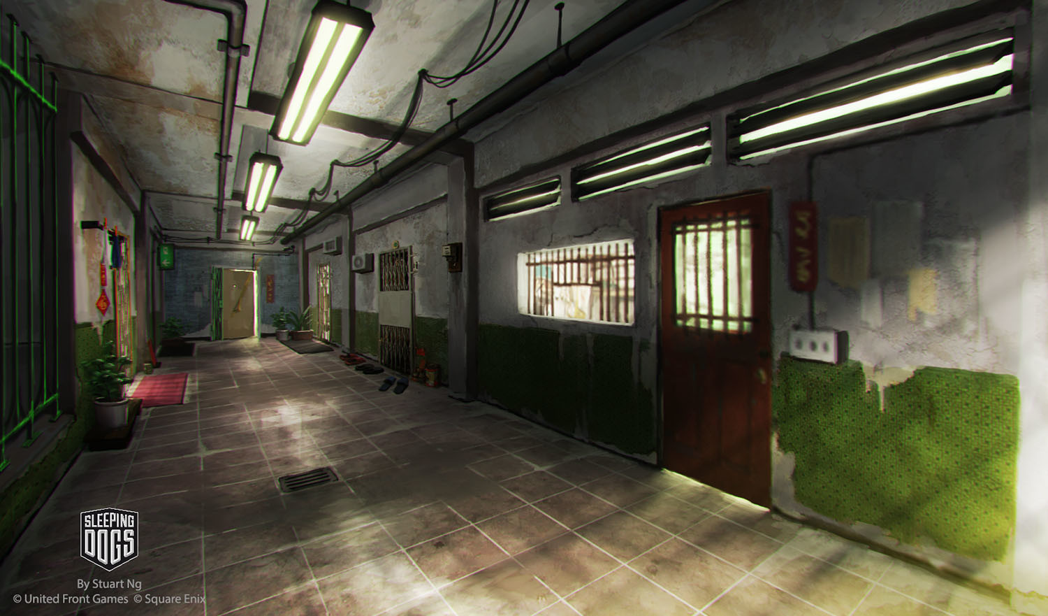 Safe House Interior Hallway 2