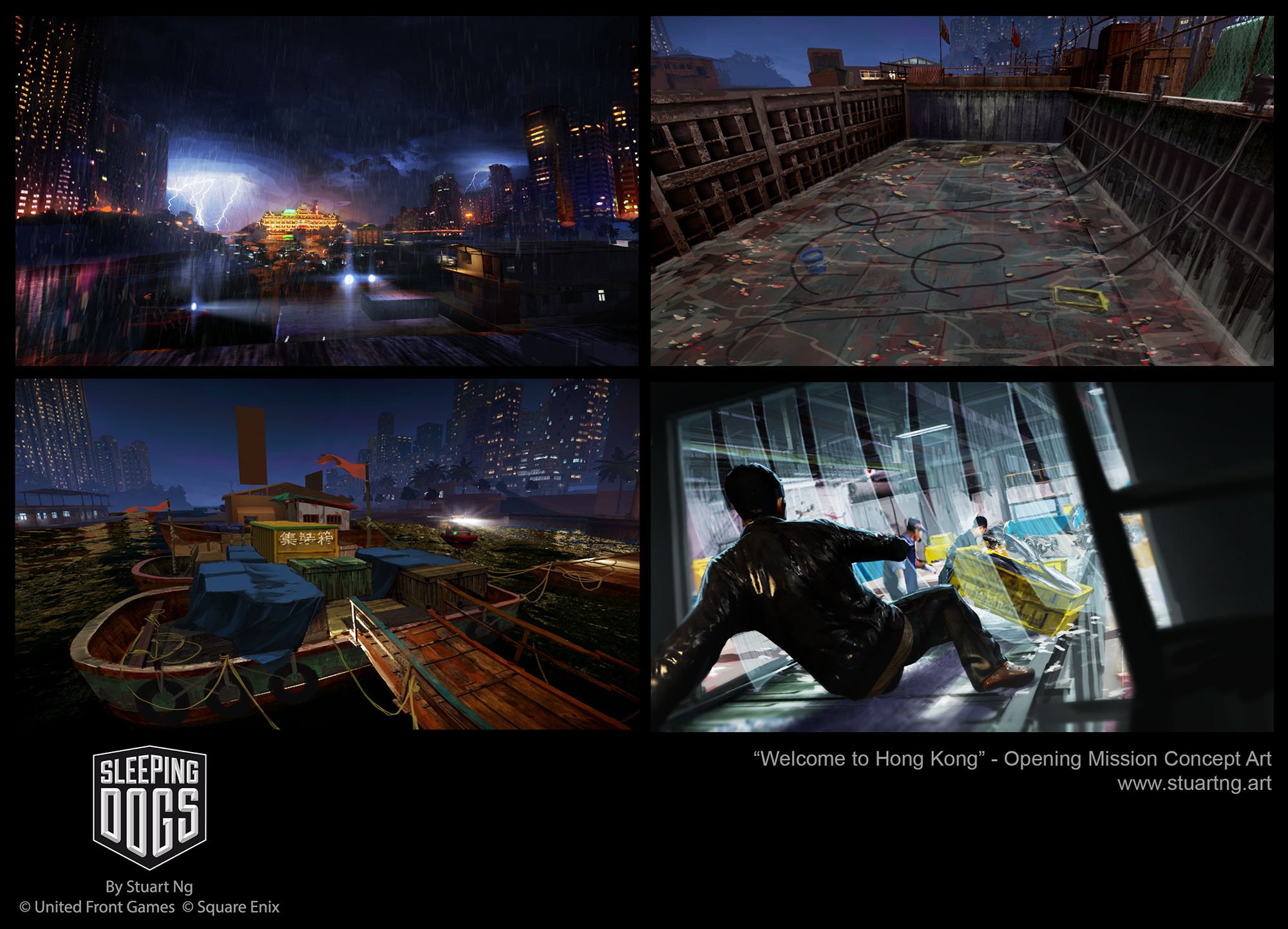 Welcome to Hong Kong - Concept Art Sheet