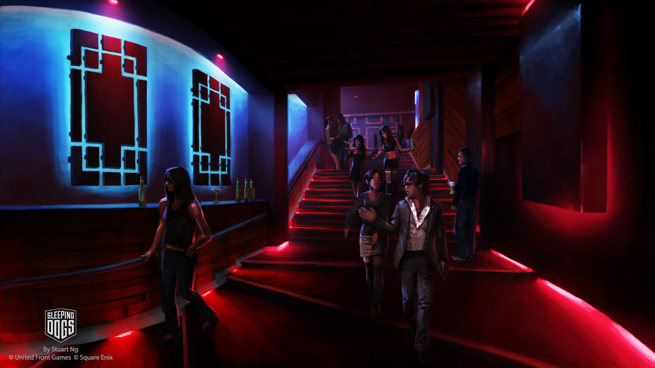 Club Bam Bam Staircase to 2nd Floor